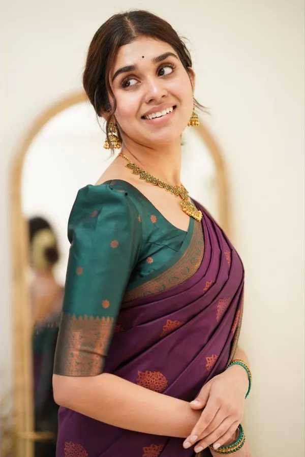 PURPLE_PURE_BANARASI_SAREE